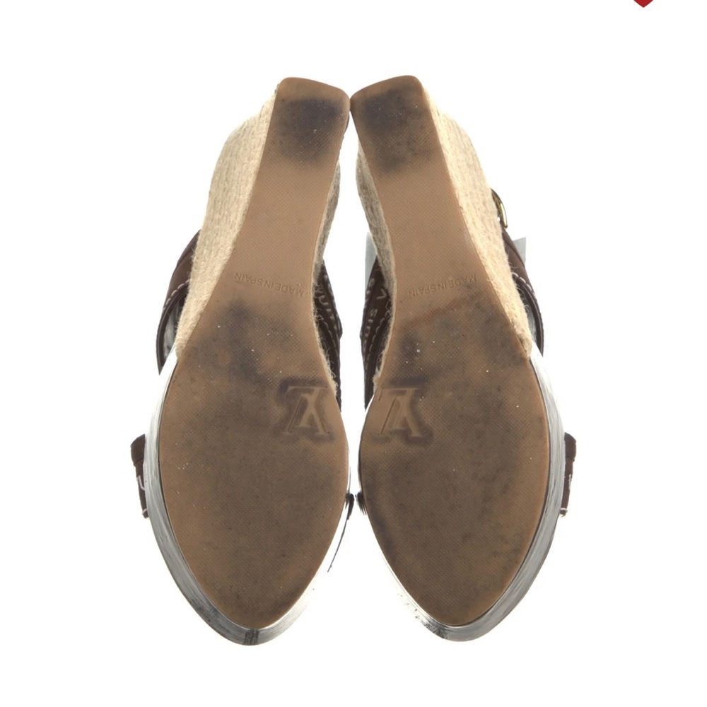 Louis Vuitton Printed Wedges/Espadrilles - Picture 4 of 5